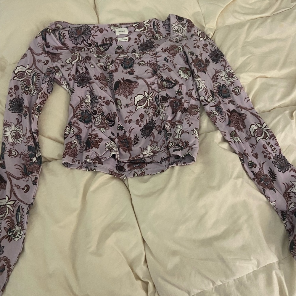 Floral Lavender Womens Top